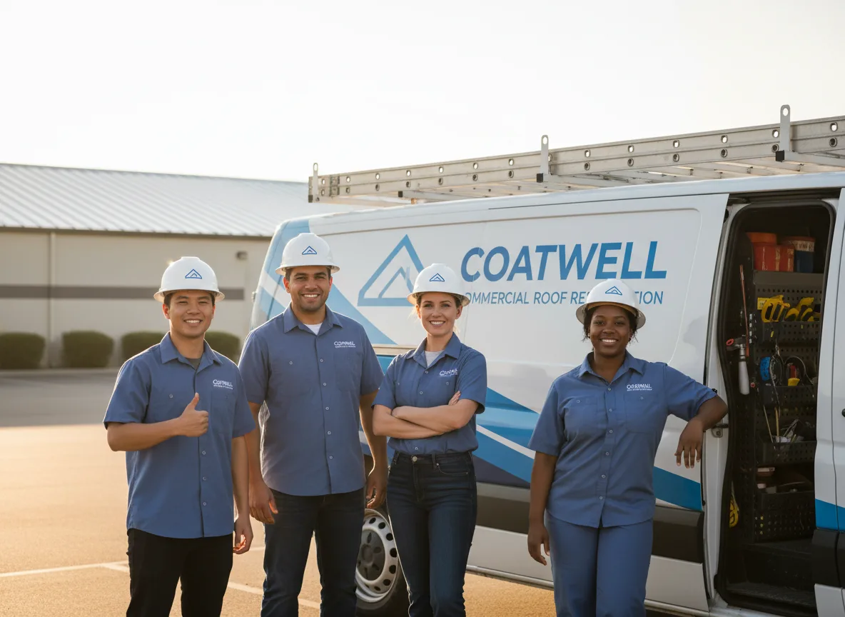 Commercial roof coating company in Nielsville, MN